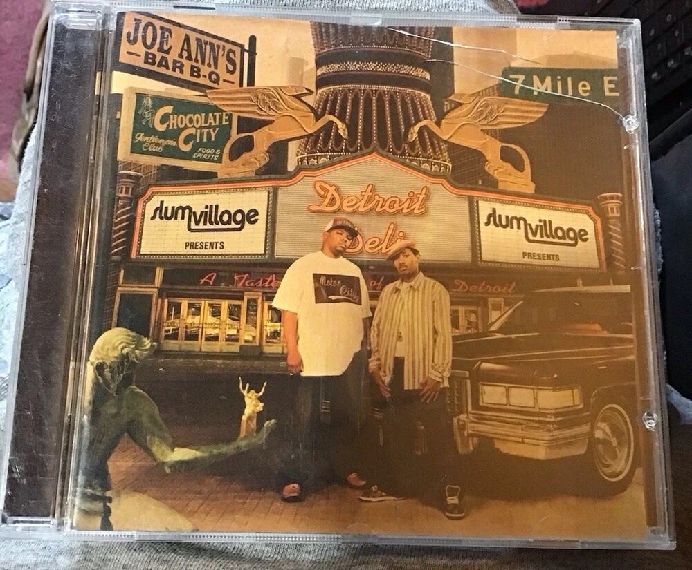 Slum Village Detroit Deli A Taste Of Detroit CD 2004 Capital Records Hip Hop